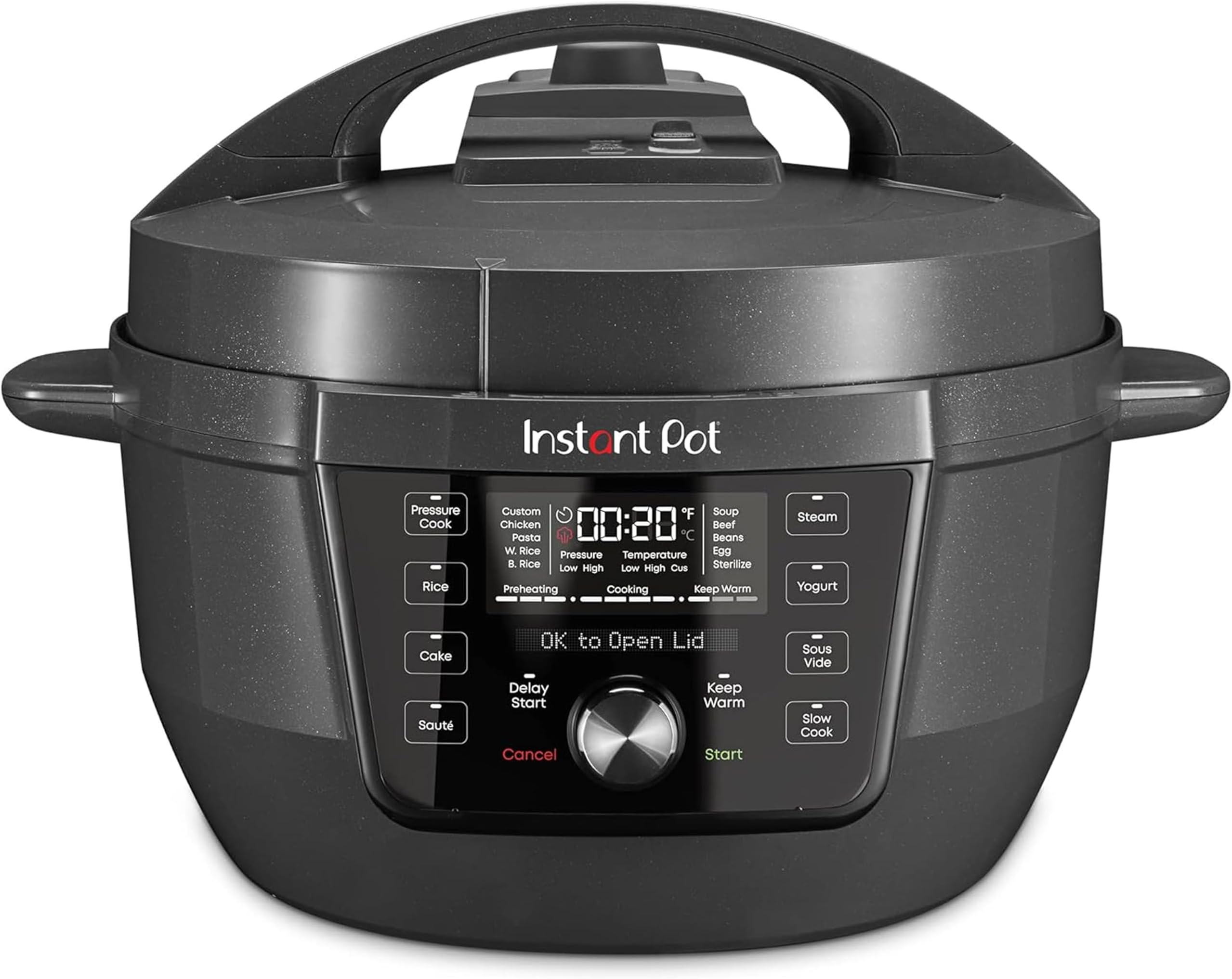 RIO Wide Plus, 9-in-1 Electric Pressure Cooker, 35% Larger Cooking Surface, WhisperQuiet Steam Release, Multi-Cooker, Slow Cook, Rice Maker, Steamer, Sauté, Cake, & Warmer, 7.5 Quarts