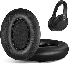 hopopower Replacement Earpads Cushions for Sony WH-1000XM3 (WH1000XM3) Over-Ear Headphones, Ear Pads with High-Density Noise Isolation Foam, Added Thickness (Black)