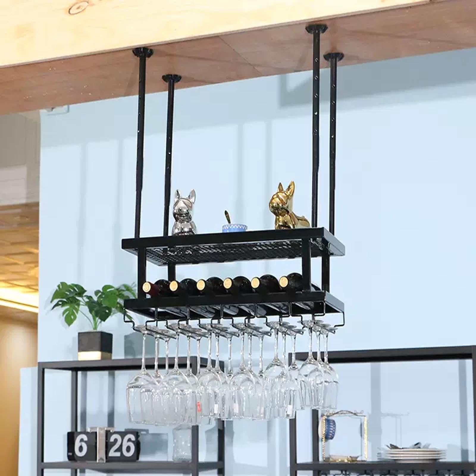 Support à vin flottant pour restaurant commercial ou bar privé