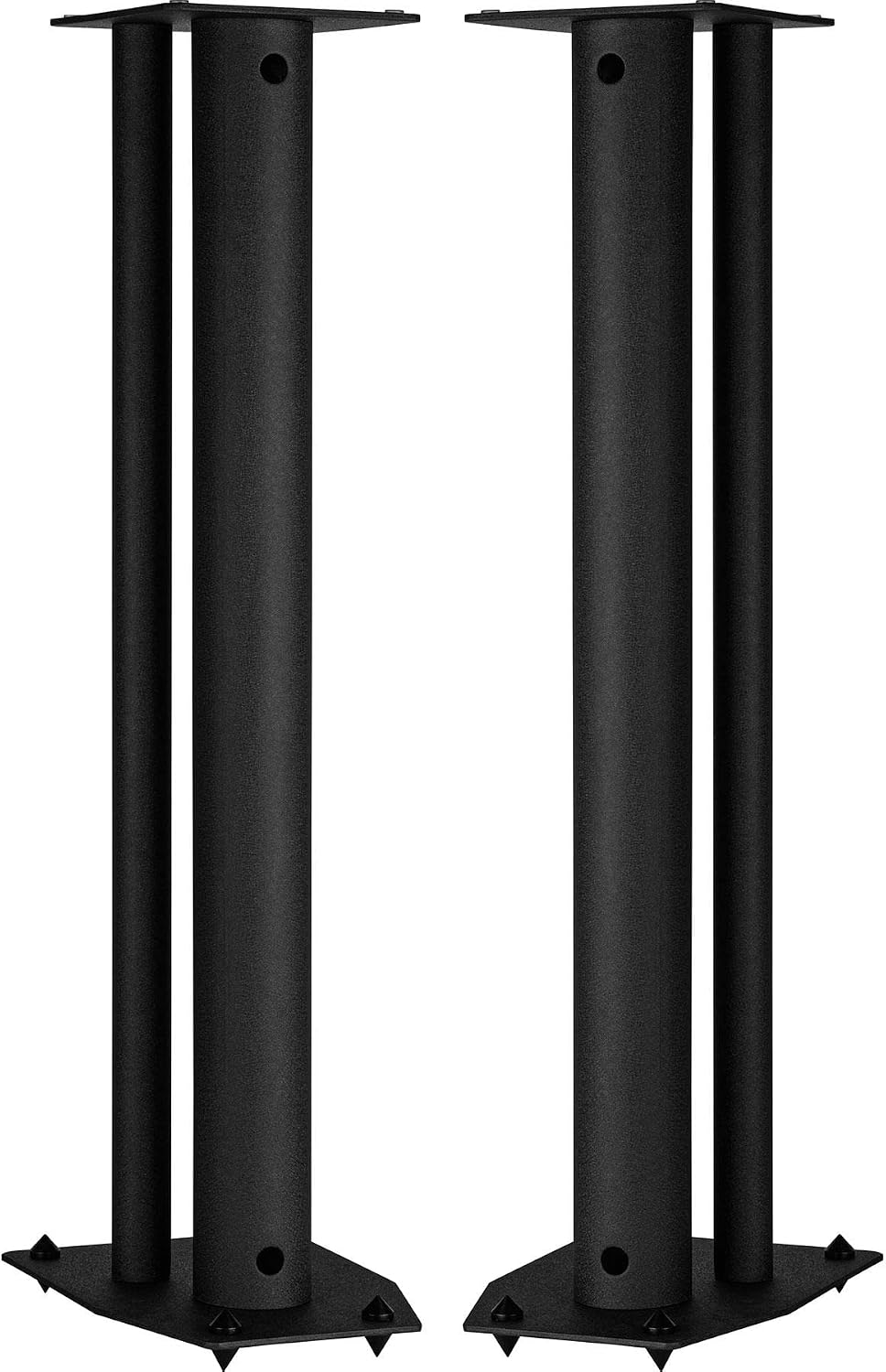 Dayton Audio SSMB32 32" Speaker Stand Pair Square Steel Base