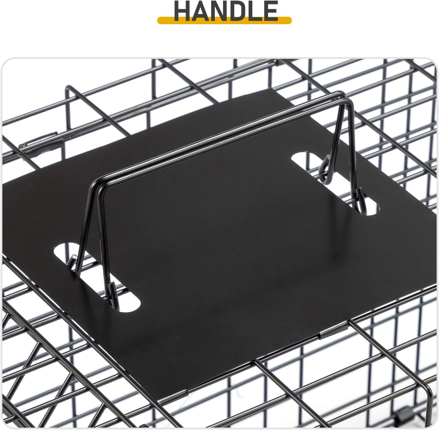 32 Inch Live Animal Trap, No Assembly Required,Safe Medium Traps for All Animals,Raccoons, Cats, Groundhogs, Opossums,31" L x 11.5" W x 12.5" H (Black)