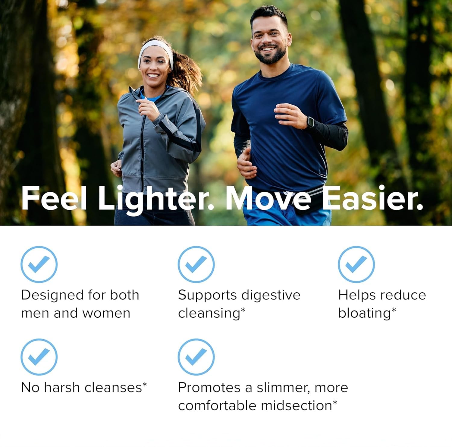 Apoya la salud digestiva, suaviza las heces, reduce la hinchazón y alivia el estreñimiento ocasional.,2pcs