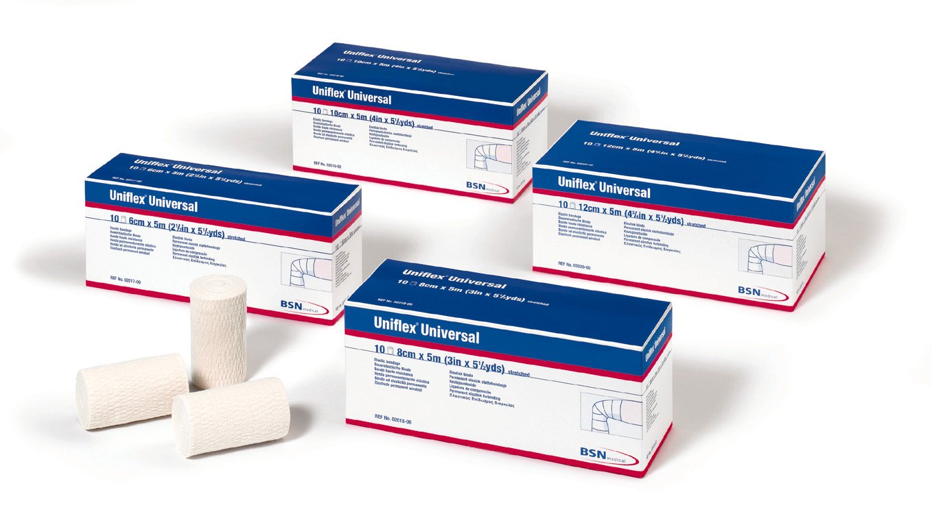 Uniflex Color - Bende universali, 6 cm x 5 m, 10 rotoli