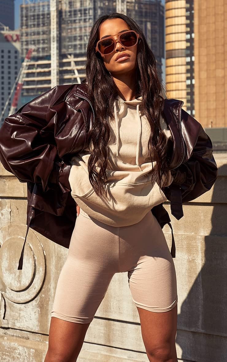 Aoliks Biker Shorts Women with Pockets - 8" High Waisted Tummy Control Running Workout Spandex Gym Volleyball Yoga Shorts - Image 2