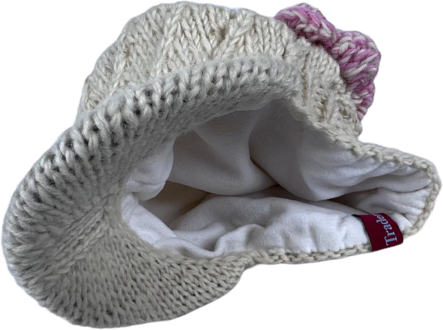 Agan Traders 2026 Winter Visor Beret Knit Hats Mittens Snow Flakes Women Fleece Lined Insulated Cozy Peaked Cold Winter Cap