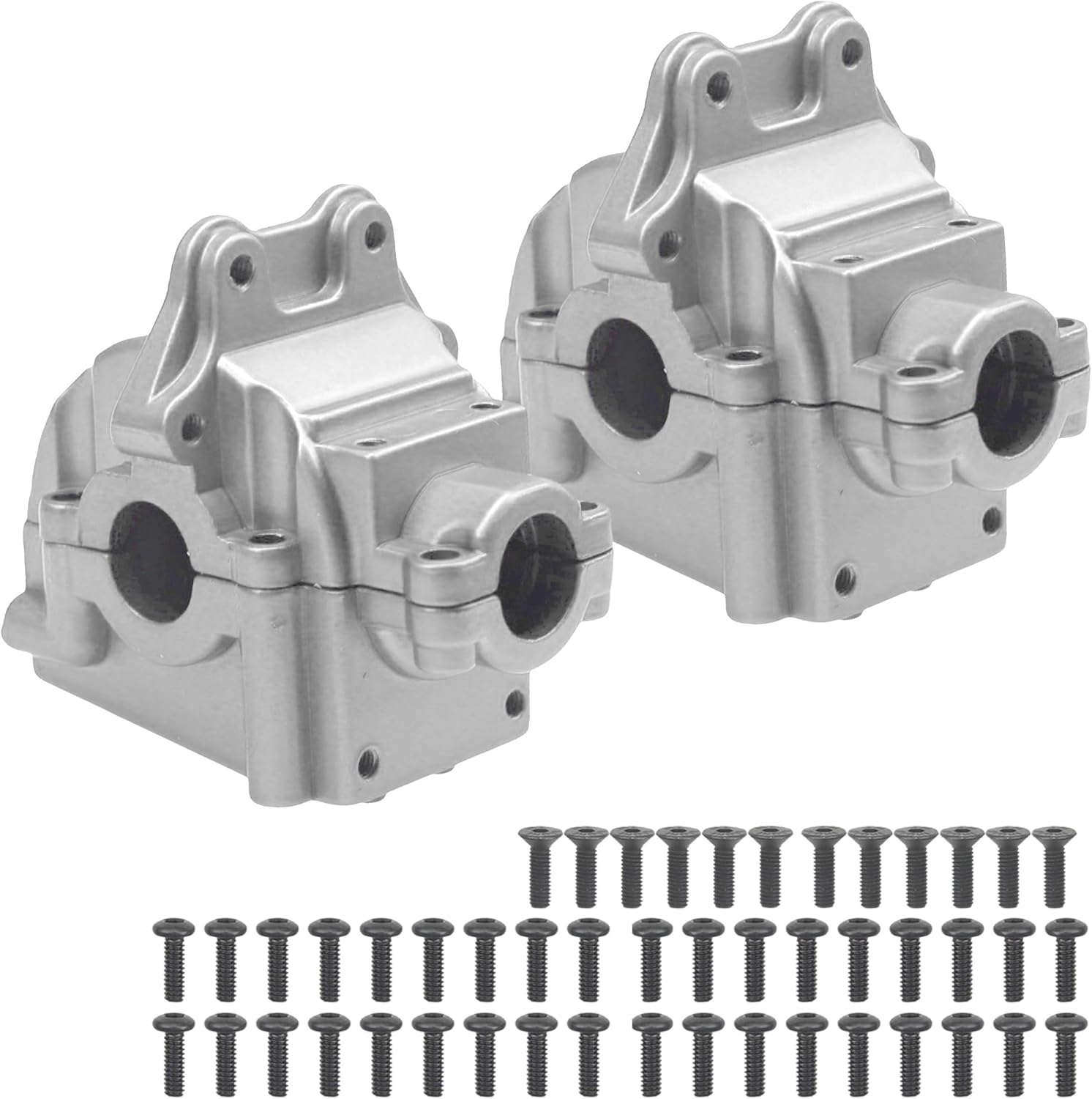 ShareGoo Metal 144001 CVD Drive Shaft Differential Cup Wheel Axle Stub Wheel Shaft Cup & Metal Differential Gearbox Housing Cover Compatible with WLtoys 144001 1/14 RC Car