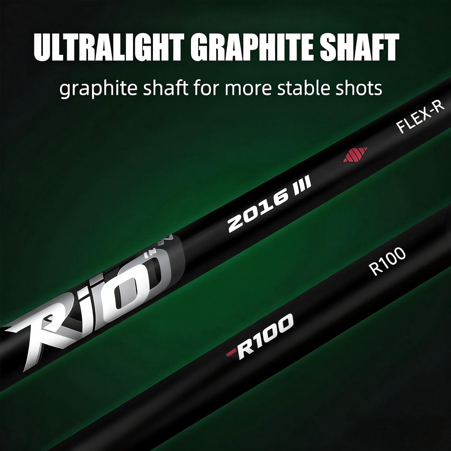 PGM Golf Driver (Rio III Series) - 460cc Titanium Alloy Head with Large Sweet Spot - Lightweight Graphite Shaft for Beginners & High Handicappers