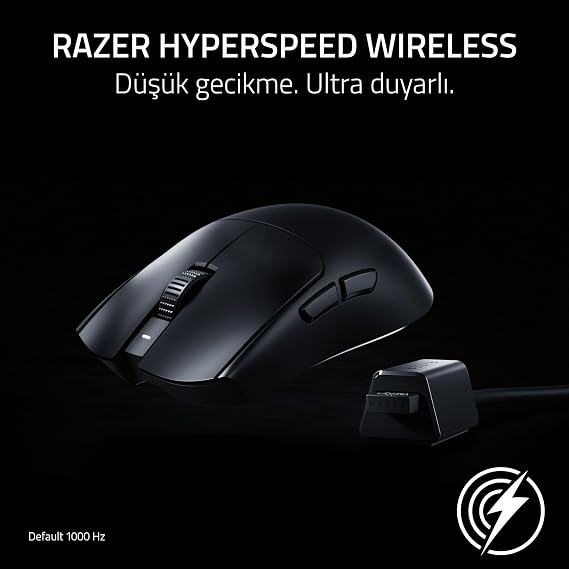 Razer Viper V3 Pro SE - Ultra hafif kablosuz e-spor oyun faresi - 54 g hafiflik - Focus Pro sensör 35K DPI - HyperSpeed Kablosuz - 95 saat pil ömrü - Smooth Touch - PC/Mac | Siyah