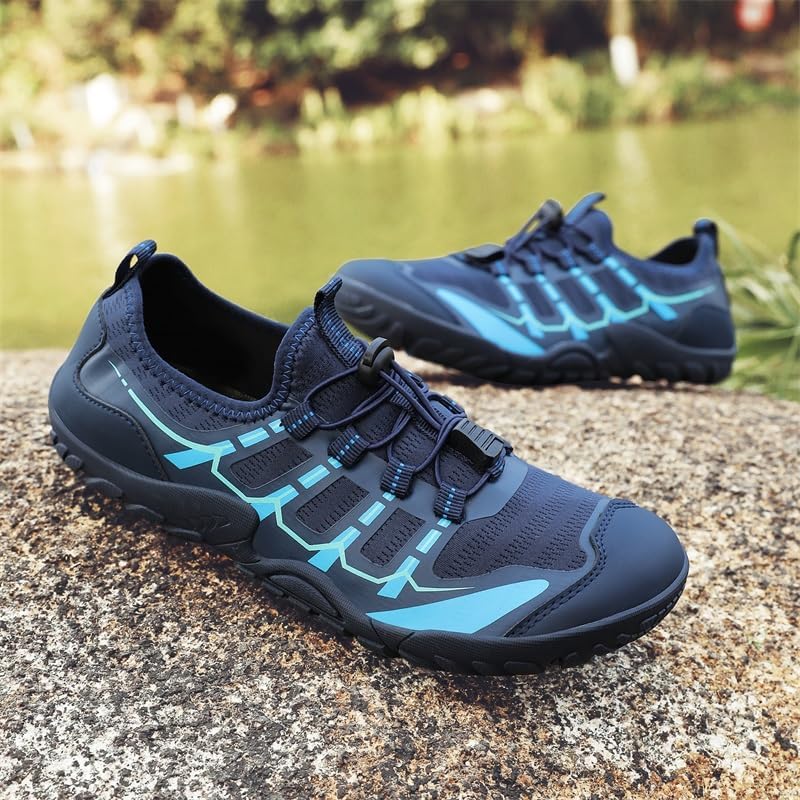 Water Shoes Wide Width for Women Men Swim Beach Barefoot Shoes Quick Drying Aqua Shoes for Pool Diving Boating River Yoga Lake Surfing - Image 6