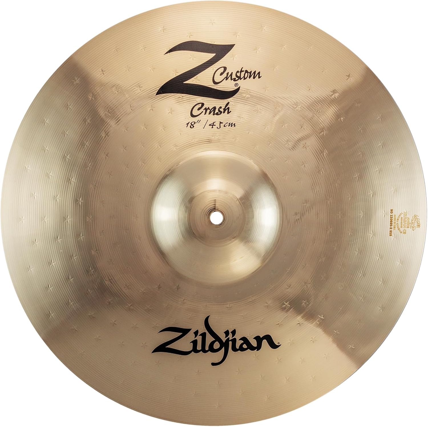 Zildjian Z40115 18"" Z Custom Medium Crash Cymbal With ZKEY, ZIL24-Z40115-ZKEY