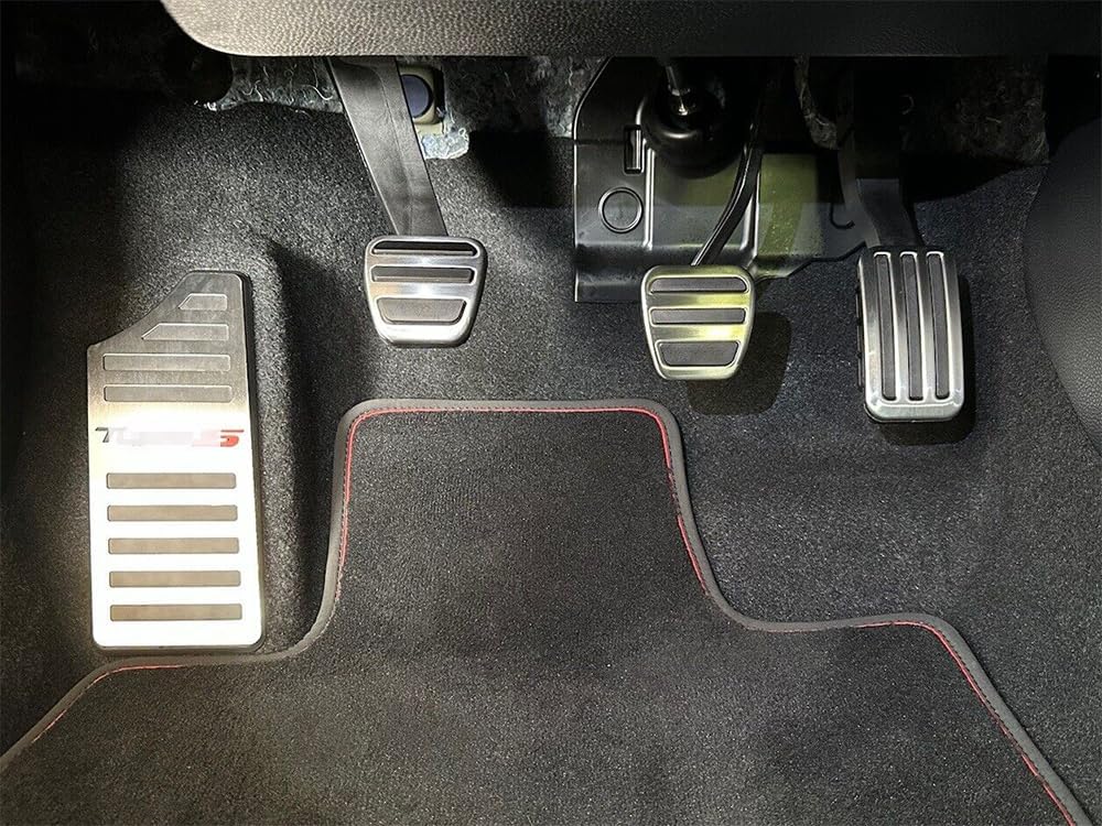 Steel Footrest Cover for Integra Type S | 1pc Foot Rest Dead Pedal Pad Upgrade Tuning Type-S Accessories 200-HP 300-HP VTEC TURBO 1.5L 2.0L CVT 6MT