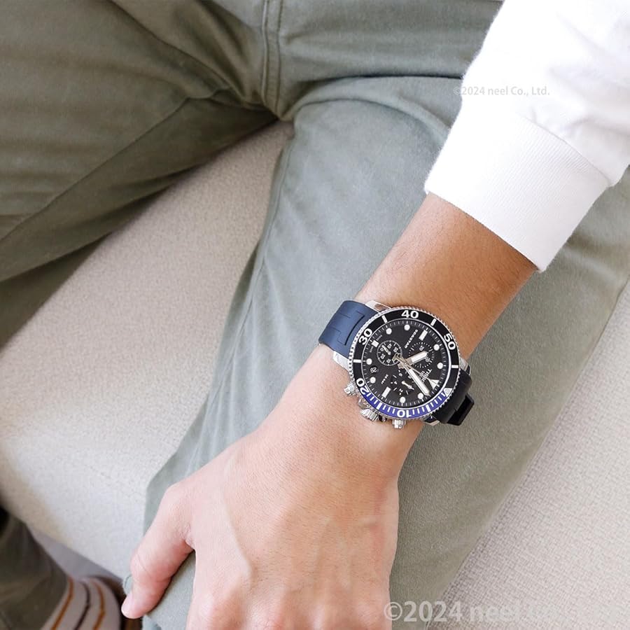 Amazon.co.jp: [ティソ] 腕時計 TISSOT シースター 1000 ラバーベルト