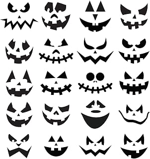 Halloween Pumpkin Face Carving Vinyl Decorating Kit