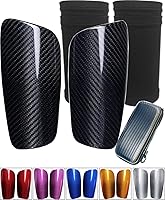 MrCarbon Carbon Fiber Soccer Shin Guards - Ultra Lightweight 36-41g, Shockproof Toray 3K, Breathable with Case for Kids Youth Adults