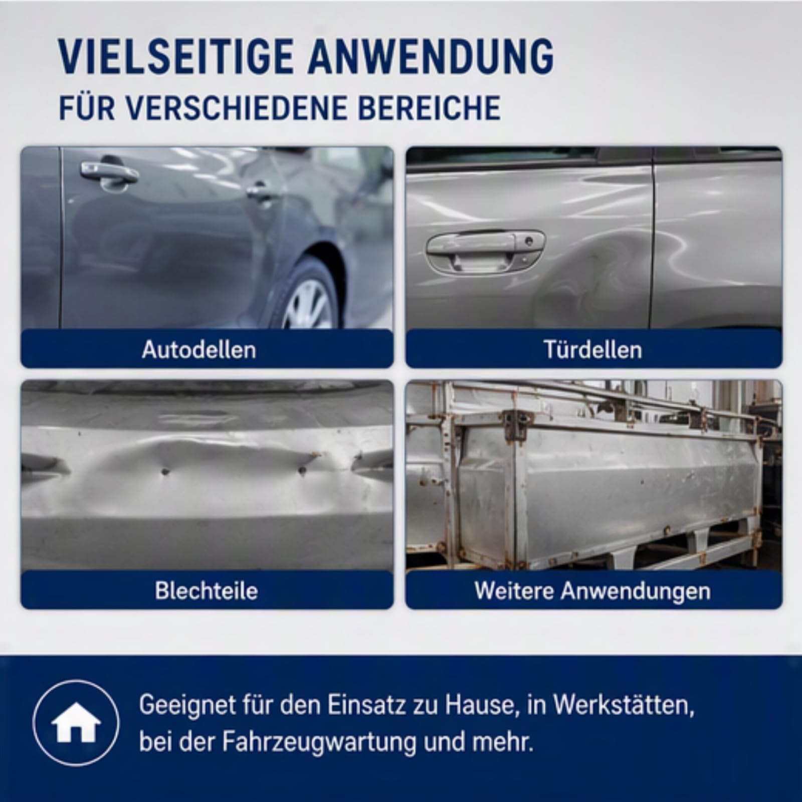 Ściągacz wgnieceń sprężone powietrze z 3 przyssawkami, sterowanie