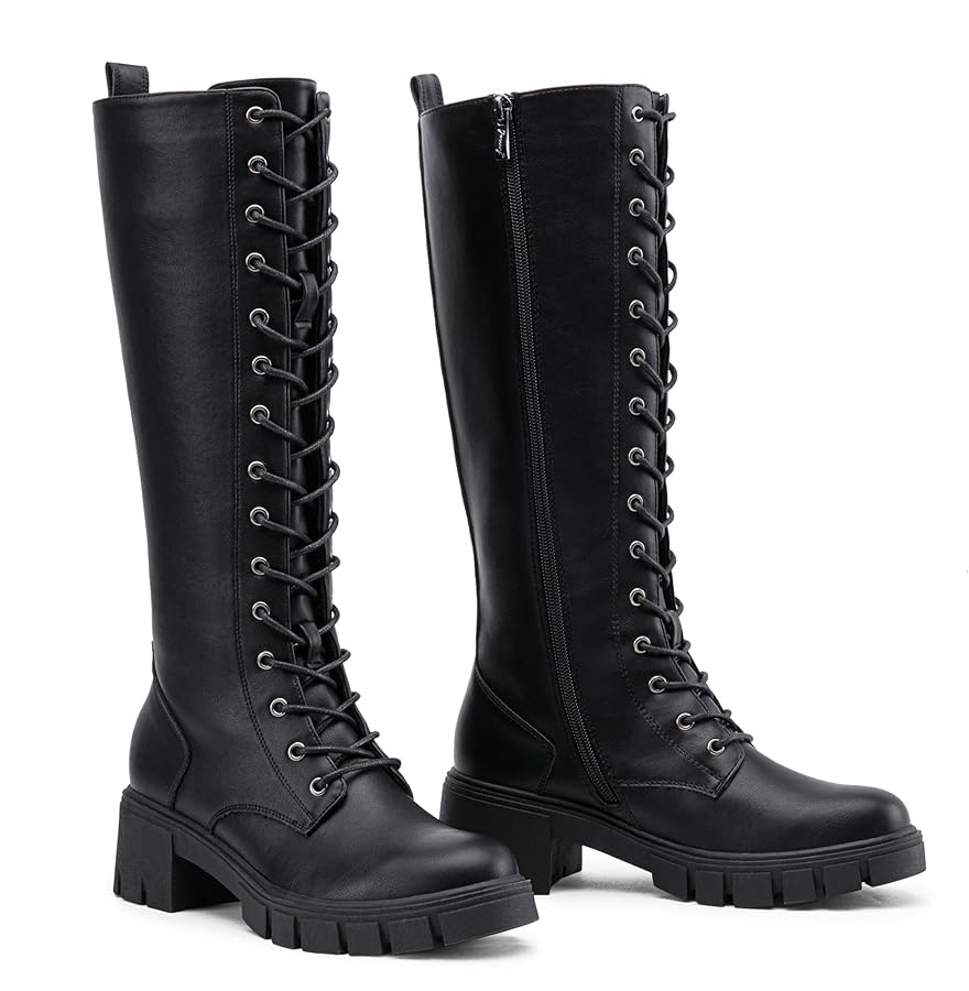 ★送料・関税込★OPEN YY★OPEN YY LACE-UP TRAINING BOOTS★ LACE-UP TRAINING BOOTS, BLACK