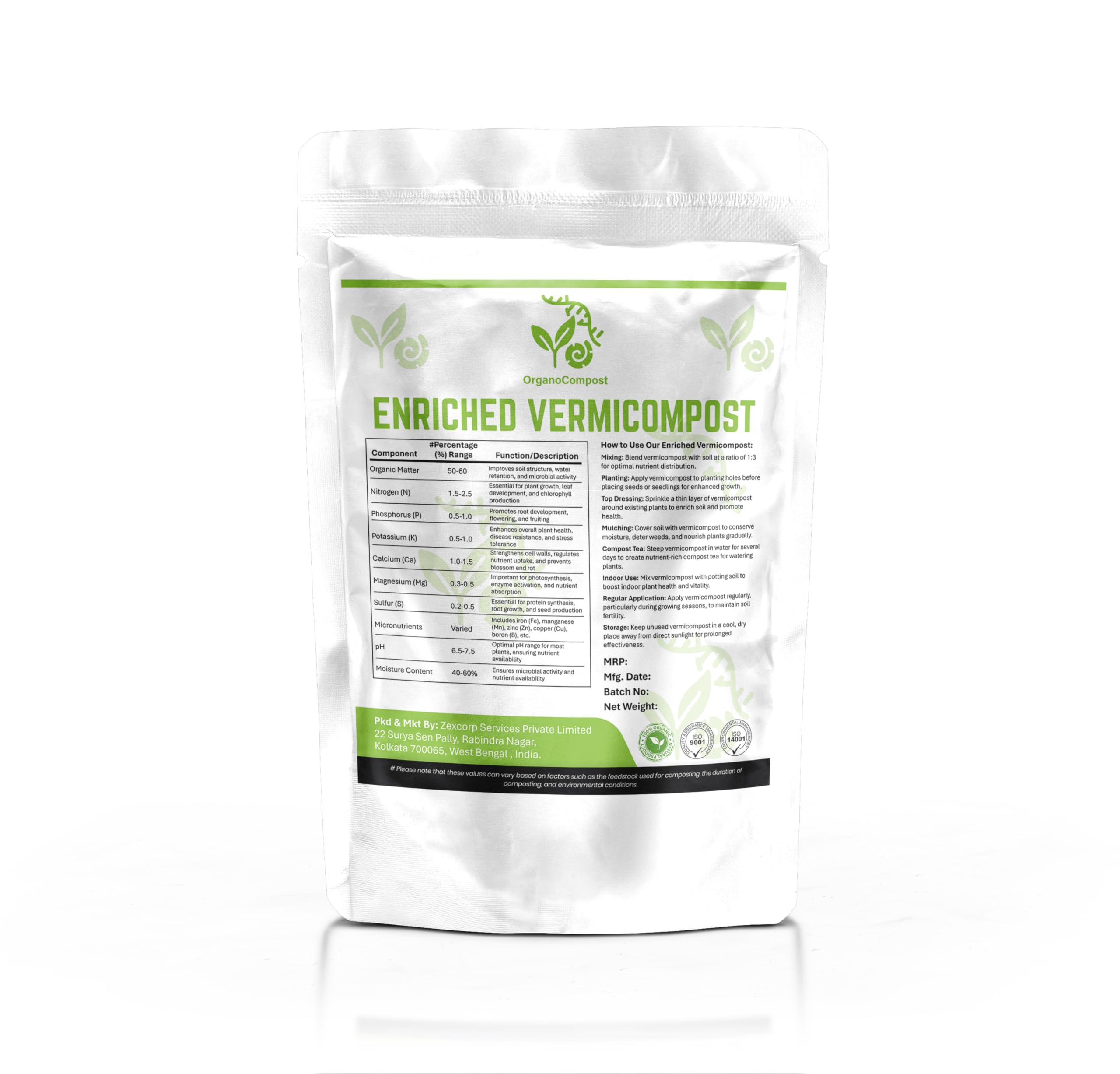 OrganoCompost! Premium Vermicompost | Organic Fertilizer & Soil Enhancer|Plant Nutrition for Lush Home Gardens | EcoFriendly Plant Manure | Fine Granular Form for Optimal Soil Health (1.00) (B0CYDQ6136) Amazon Price History, Amazon Price Tracker
