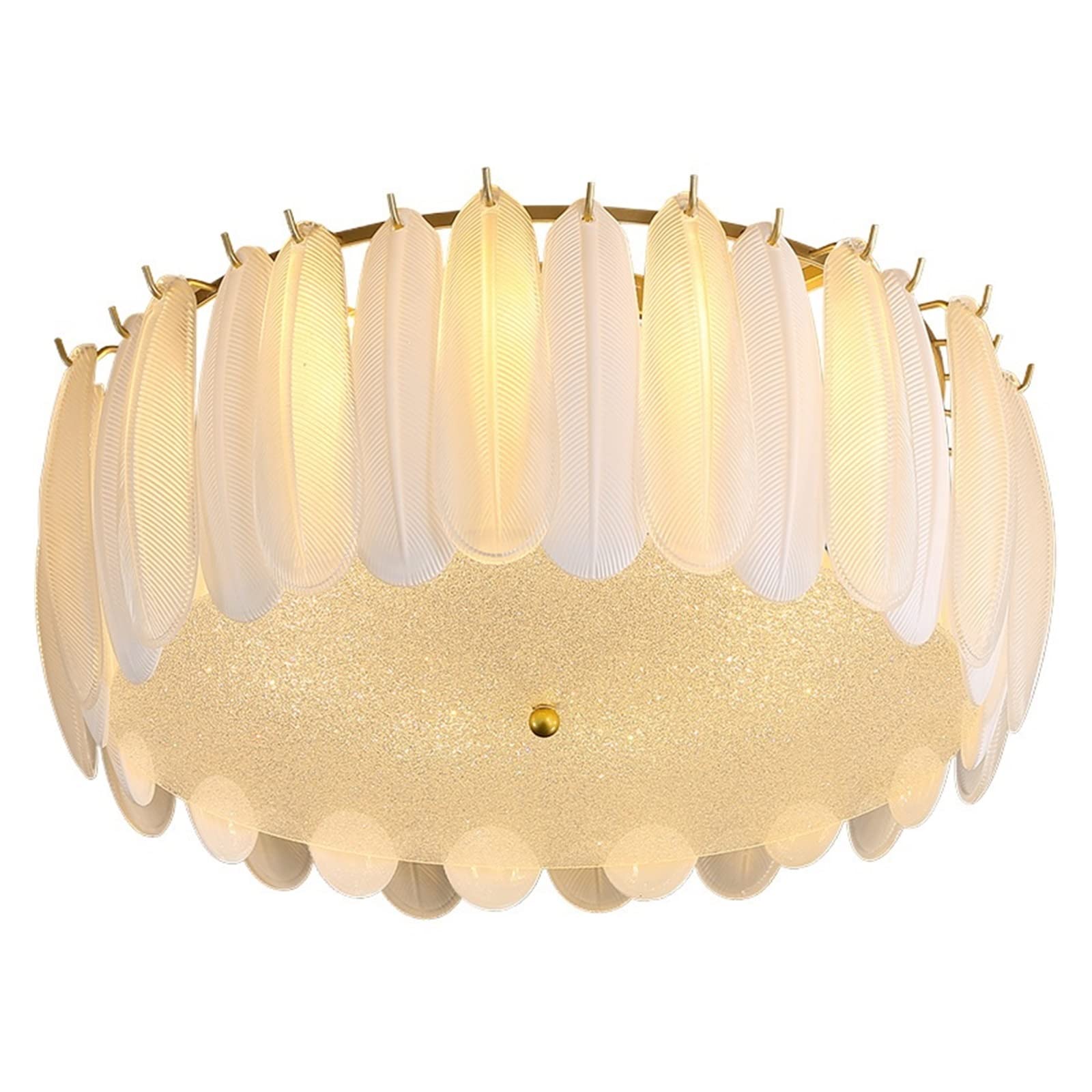 CYairong-22 Ceiling Lighting Bedroom Ceiling Led lamp Modern Round with Three-Color Light Source Ceiling Lamp(55cm)