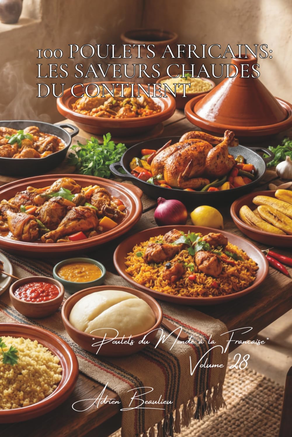100 poulets africains : les saveurs chaudes du continent: Épices exotiques, techniques ancestrales, l'Afrique généreuse (SÉRIE POULET (35 livres) - ... "Poulets du Monde à la Française" (8 livres))