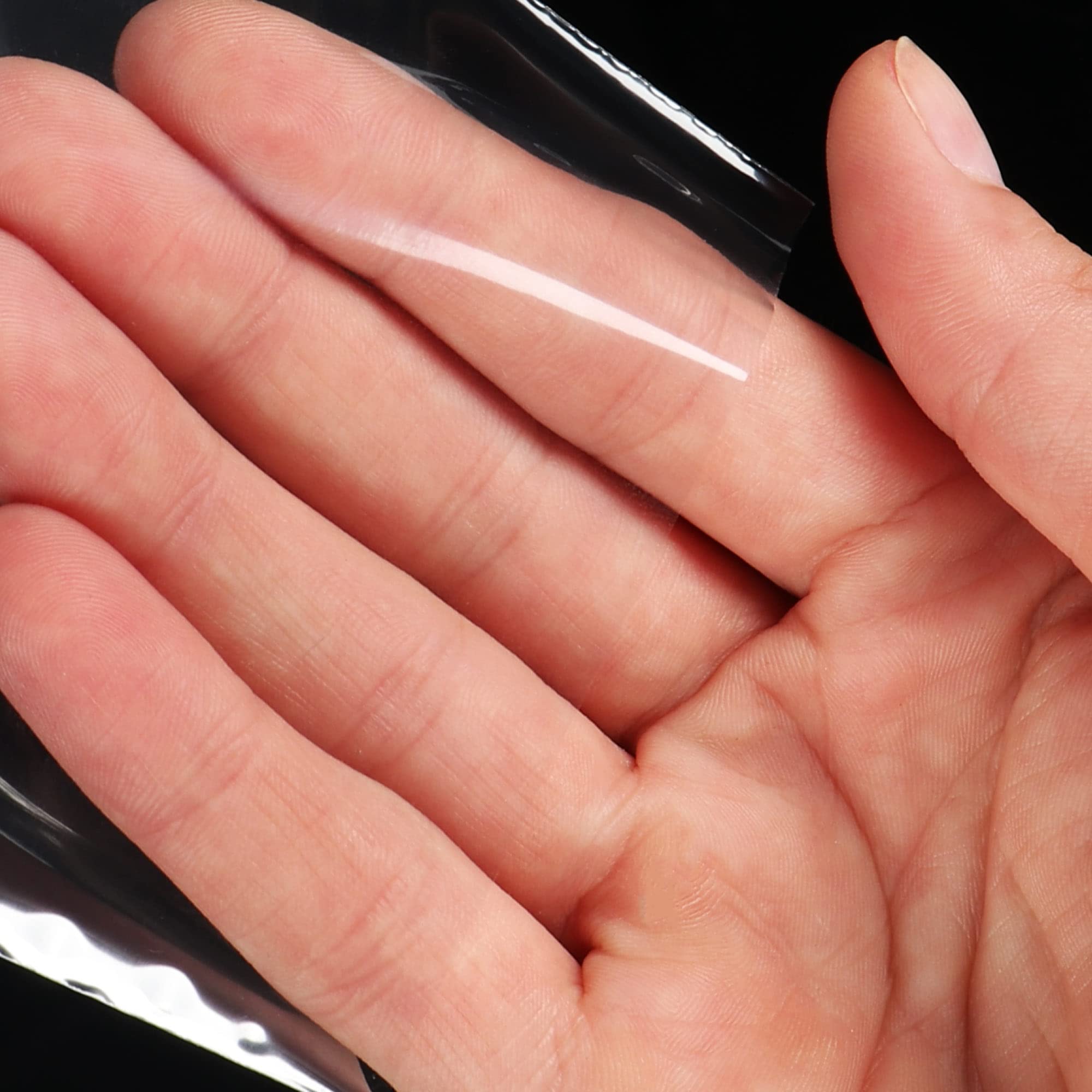 Lot De 15 Films Cadeaux Transparents - 5 Sacs 75x100 Cm + 10 Nœuds | Cellophane Avec Fond, Pour Emballage