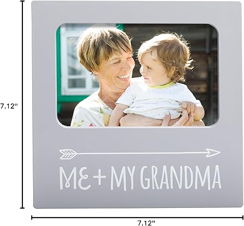 Miniatura 4 de Kate & Milo Marco de fotos Me and My Grandma para el día de la madre, marco de fotos del día del abuelo, decoración de guardería de mesa, inserto de