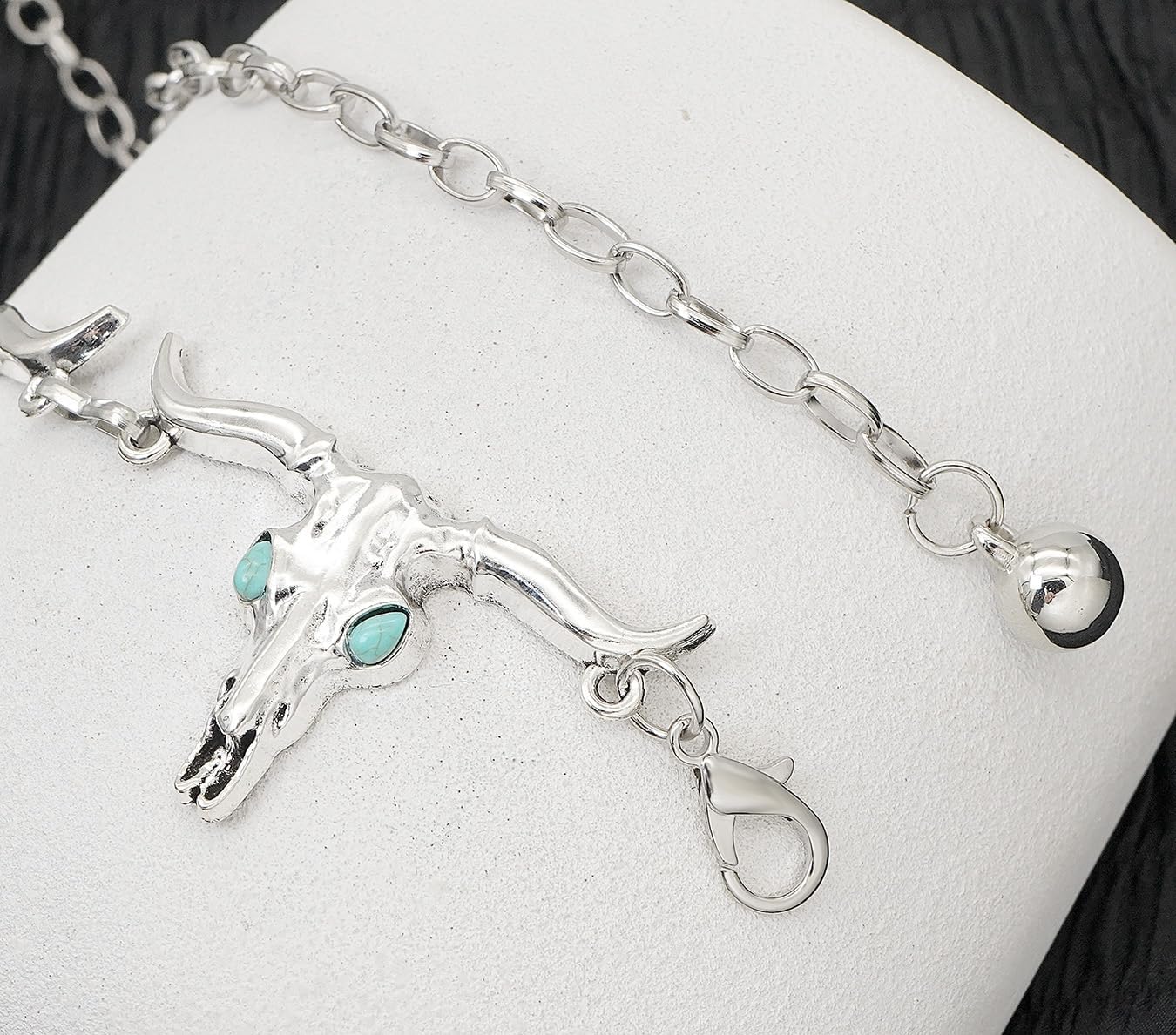 Western Waist Chain Belt for Women Cowgirl Metal Belts Country Concert Outfit for Dresses - Image 4