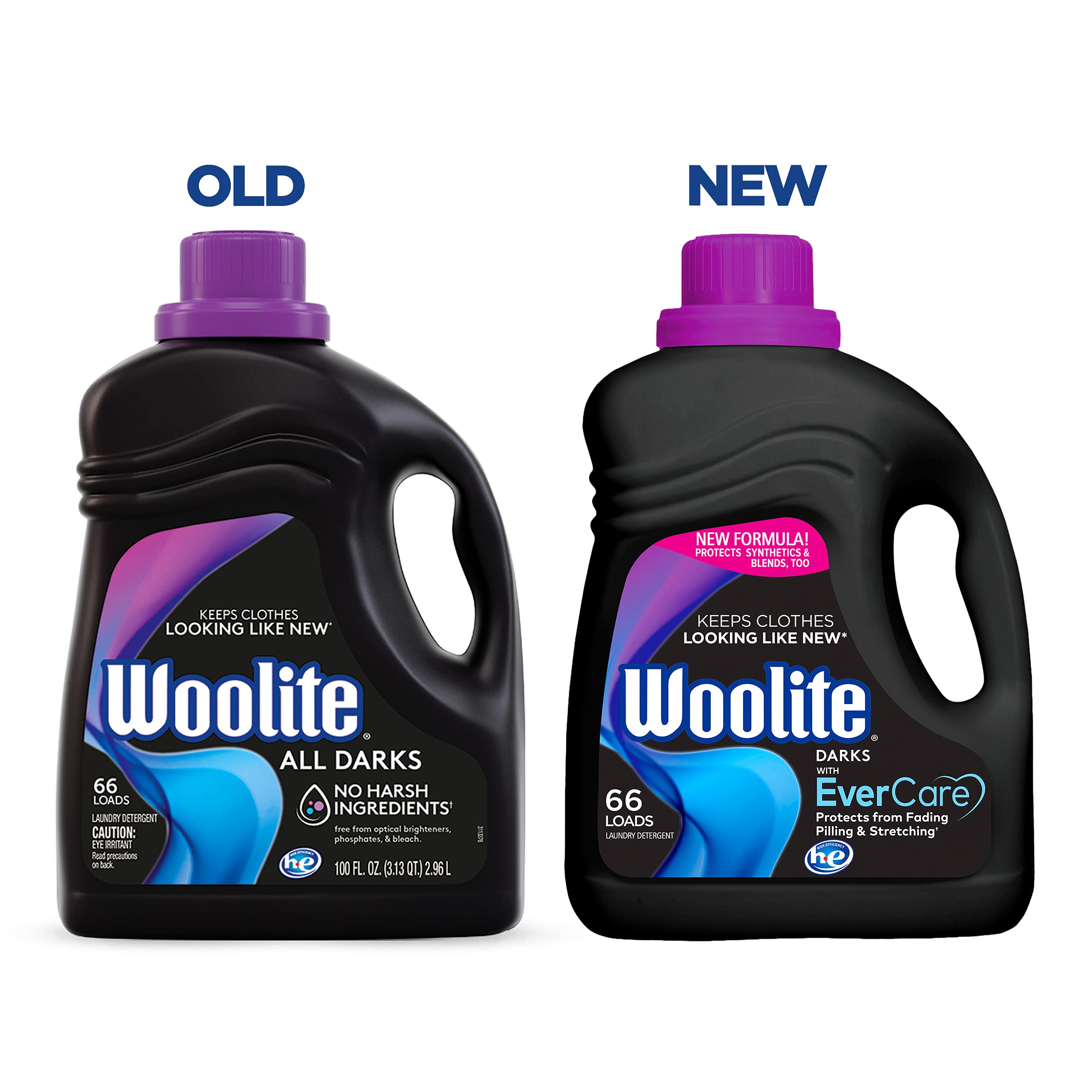Woolite Darks with EverCare Liquid Laundry Detergent, 66 Loads, 100 Fl