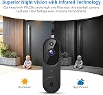 1080P Wireless Security Camera, AI Human Detection, 2-Way Audio, Night Vision, Real-Time Motion Alerts, Cloud Storage (Sold Separately), Indoor/Outdoor Surveillance Camera, 2.4GHz WiFi Only