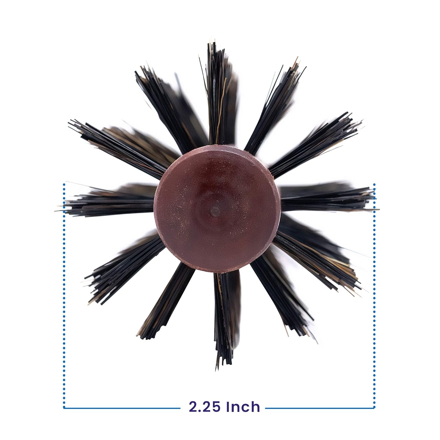 Spornette Italian Round Boar Bristle Brush - Large Round Brush for Blow Drying, Styling & Volumizing - Wooden Brush for Medium to Long Thick, Fine, Curly or Straight Hair (2.25 inch) - Image 3
