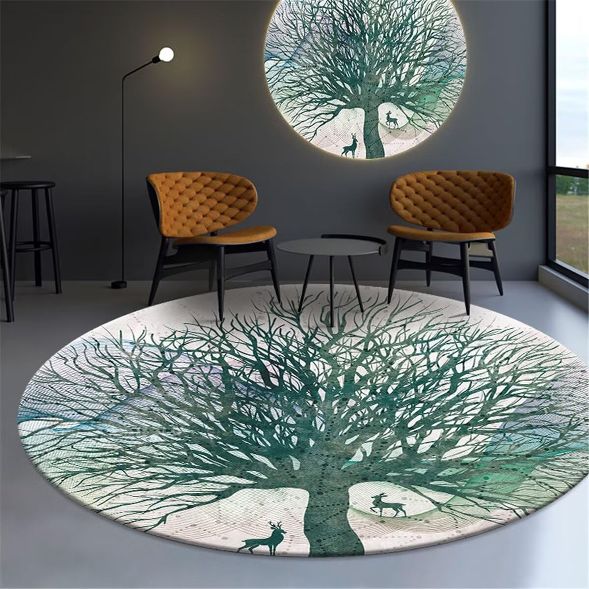 Tapis de cuisine lavable 90x150cm, la solution anti-taches au motif végétal