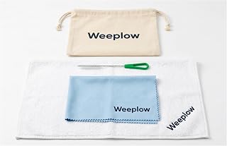 Weeplow Gravity Water Filter System Maintenance Kit - Cotton Towel, Microfiber Polishing Cloth, Spigot Cleaning Brush & Storage Pouch for Stainless Steel Countertop Water Filters