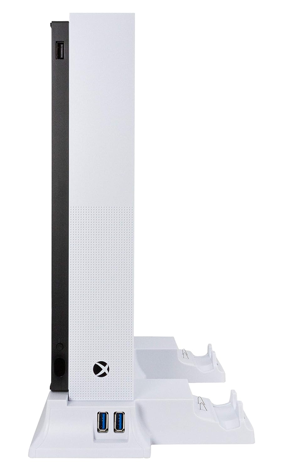 YoK Cool and Charge Vertical Cooling Stand for Xbox One Built In Cooling Fan With Dual Controller Charging Station - Compatible With Xbox One S