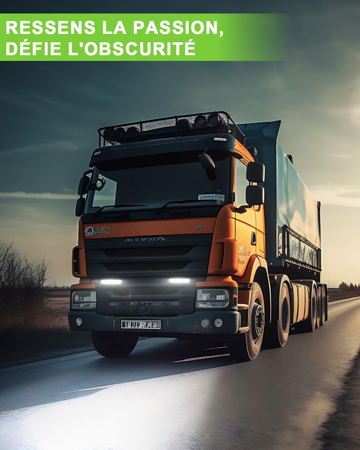 2 Pièces 18W Feu de Recul 12V 24V Phare de Travail Led, IP67 Spot Barre led pour Voiture, 4x4, SUV, Camions, Camionnettes, Tracteurs, Pelles mécaniques, Moto
