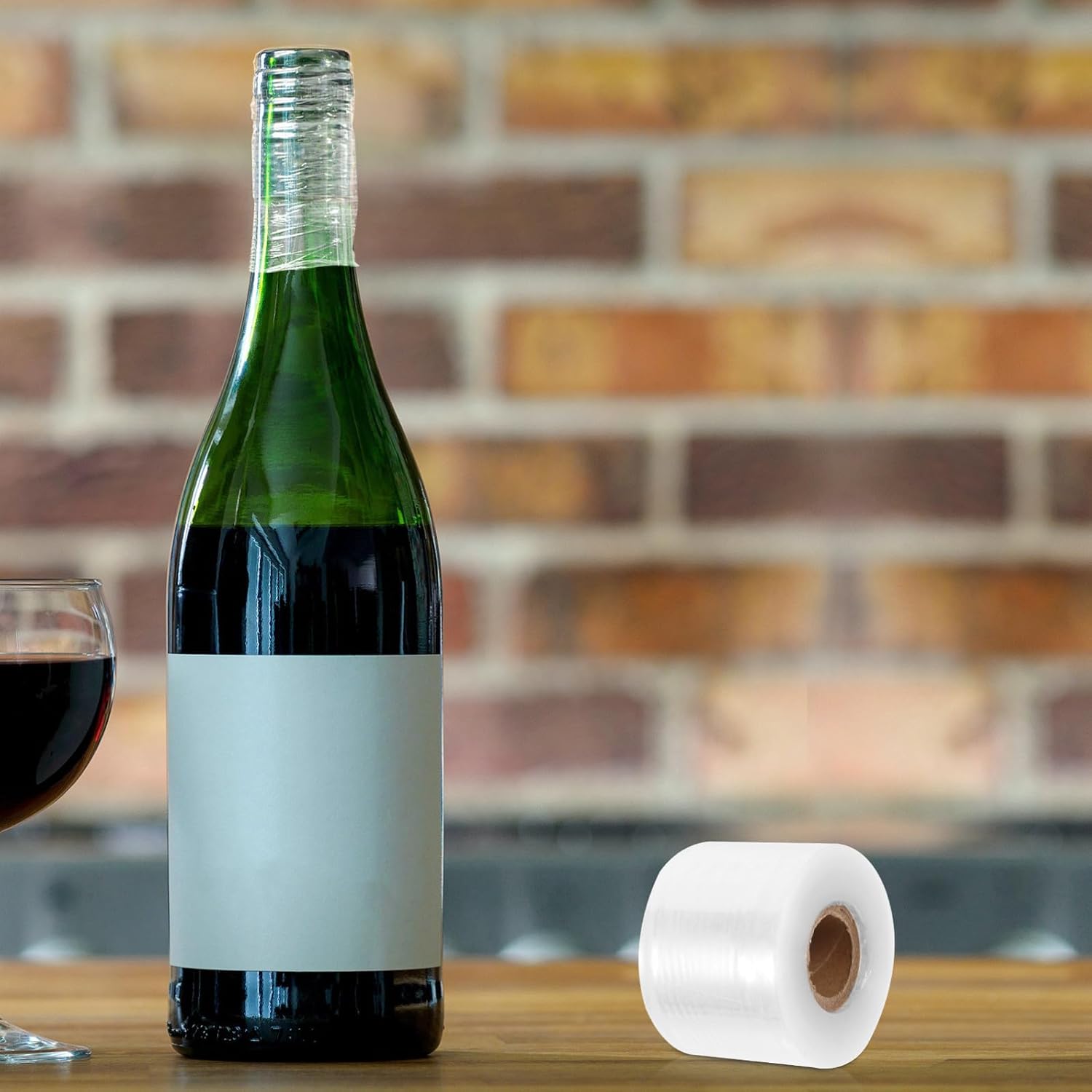 Wine Bottle Sealing Film 5cm Width Food-grade Wine Jar Mouth Closure Film Multi-use Cuttable for Home and Preservation