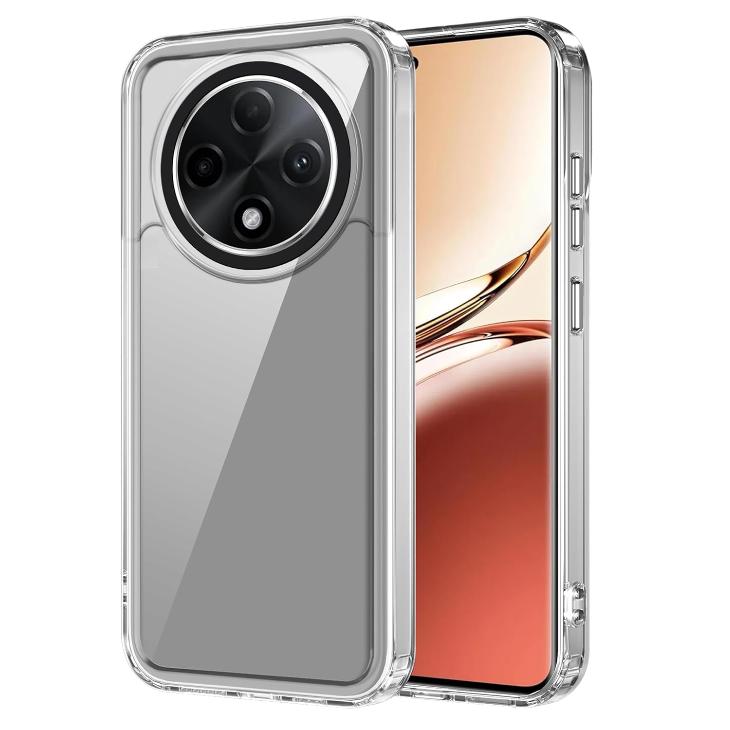 Zapcase Back Case Cover for Oppo F27 Pro Plus 5G | Compatible for Oppo F27 Pro Plus 5G Back Cover | Case Cover with Camera Protection | (TPU + PC | Transparent)