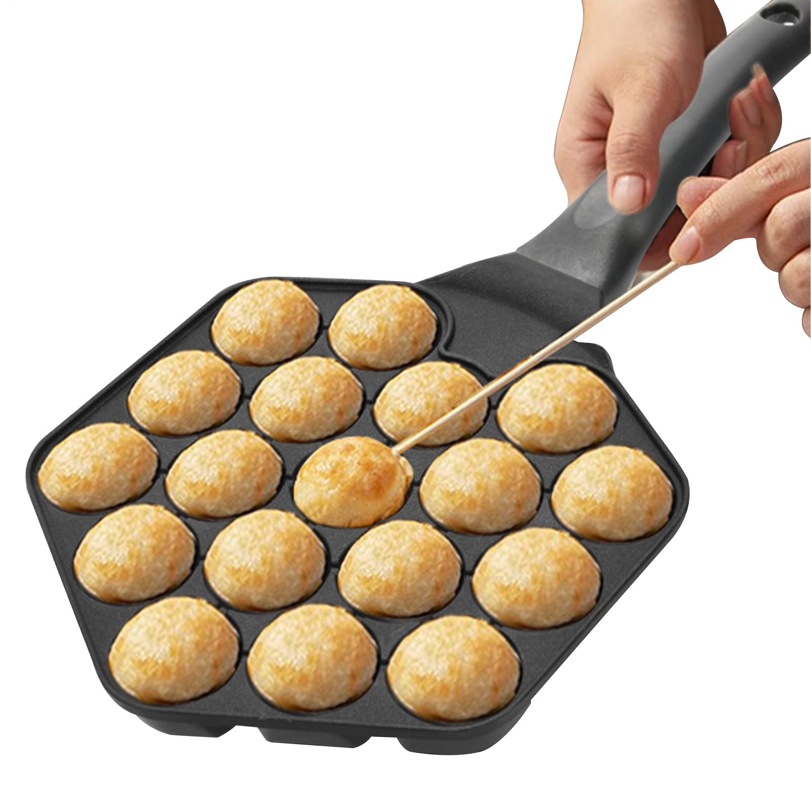 Máquina Para Takoyaki | Plancha Para Takoyaki - Utensilio de Cocina Multi-cavidad para Hacer Especialidades Japonesas, para Entusiastas de la Cocina Asiática, Principiantes, Amas de