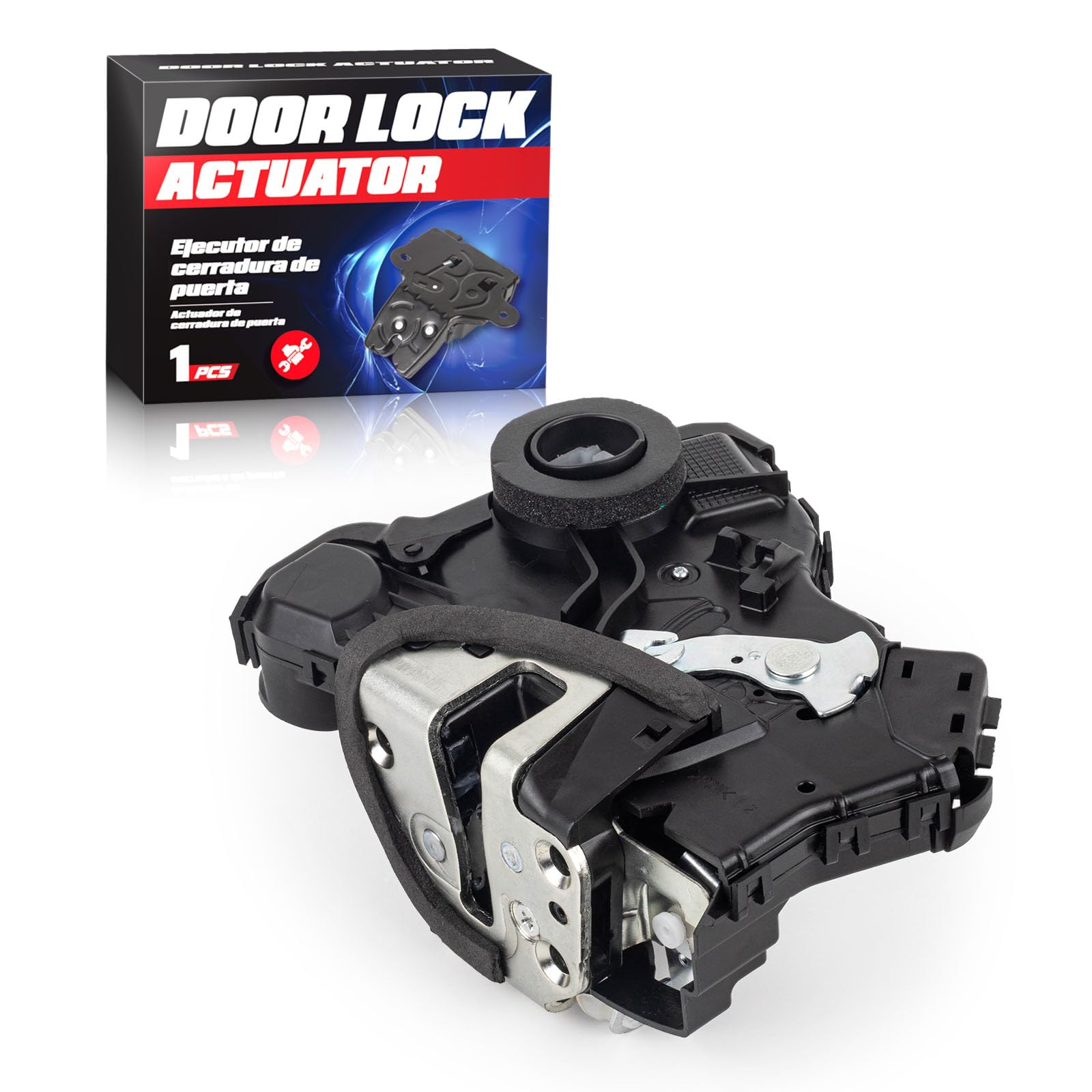 ENA Front Left Driver Side Door Latch with Integrated Lock Actuator Motor Compatible with 2006-2016 4Runner Camry Tundra Lexus ES350 GS350 LS460 RX450h Scion tC xB xD 69040-0C050 69040-06180