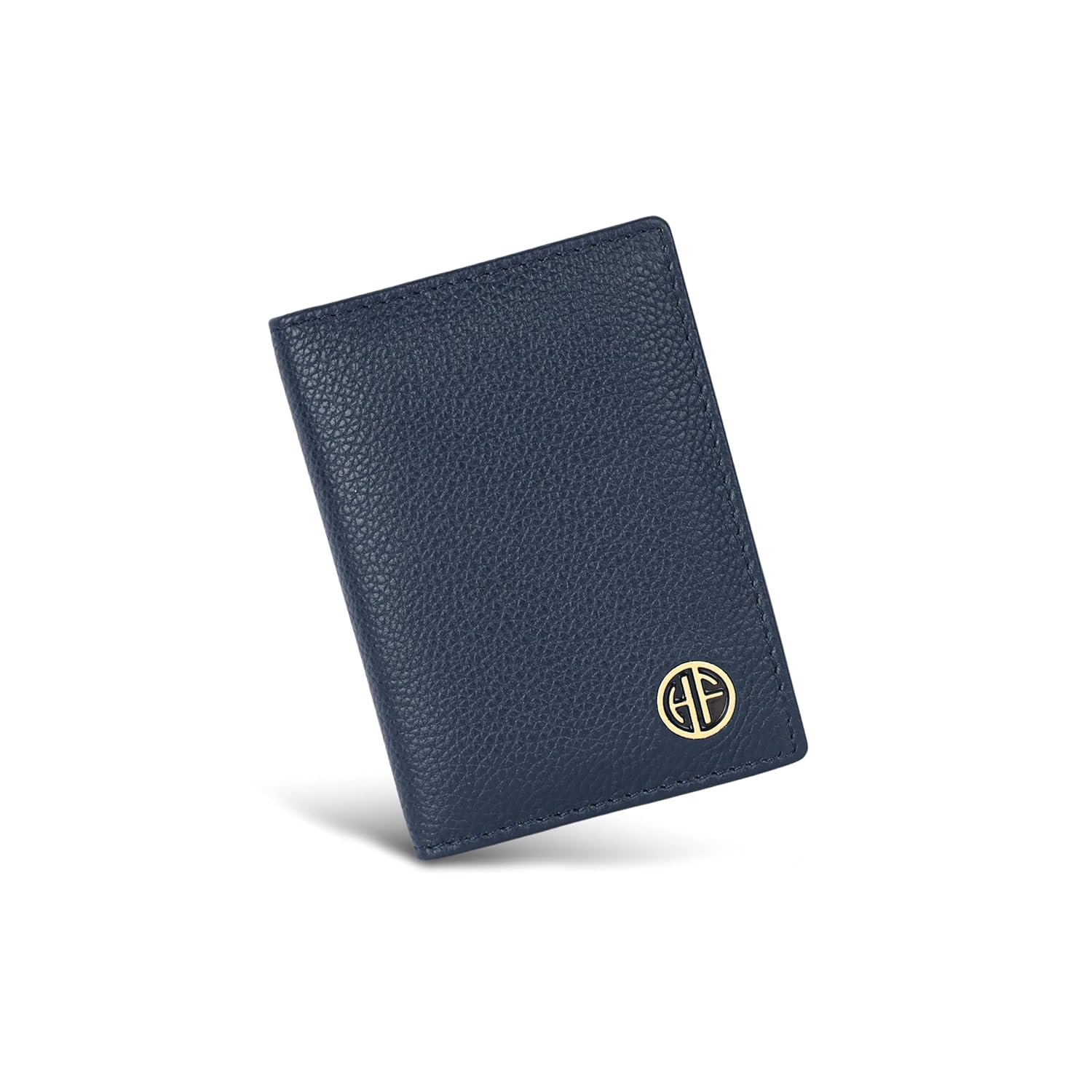 HAMMONDS FLYCATCHER Genuine Leather Card Holder Wallet for Man & Women, RFID Protected ATM/Credit Card Holder Wallet for Men with 6 Slots, Gift for Men, Father, Husband, Boyfriend – Blue