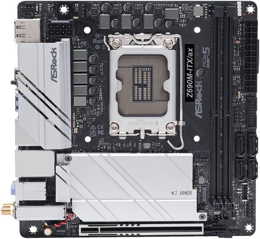 Buy ASRock Z690MITXax Motherboard Intel 12th Generation CPU LGA1700