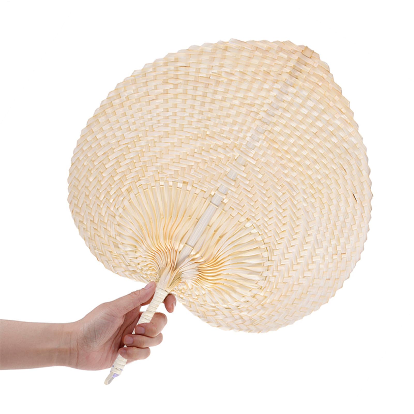 Handgefertigter Fächer, Natürliche Sauna Fächer, Tragbare Sauna Natürliche Raffia-Fächer Mit Ganzen Blättern, Bambusfächer, Aufgussfächer Sommerkühlzubehör Für Sommer-Bauernhaus-Wanddekoration