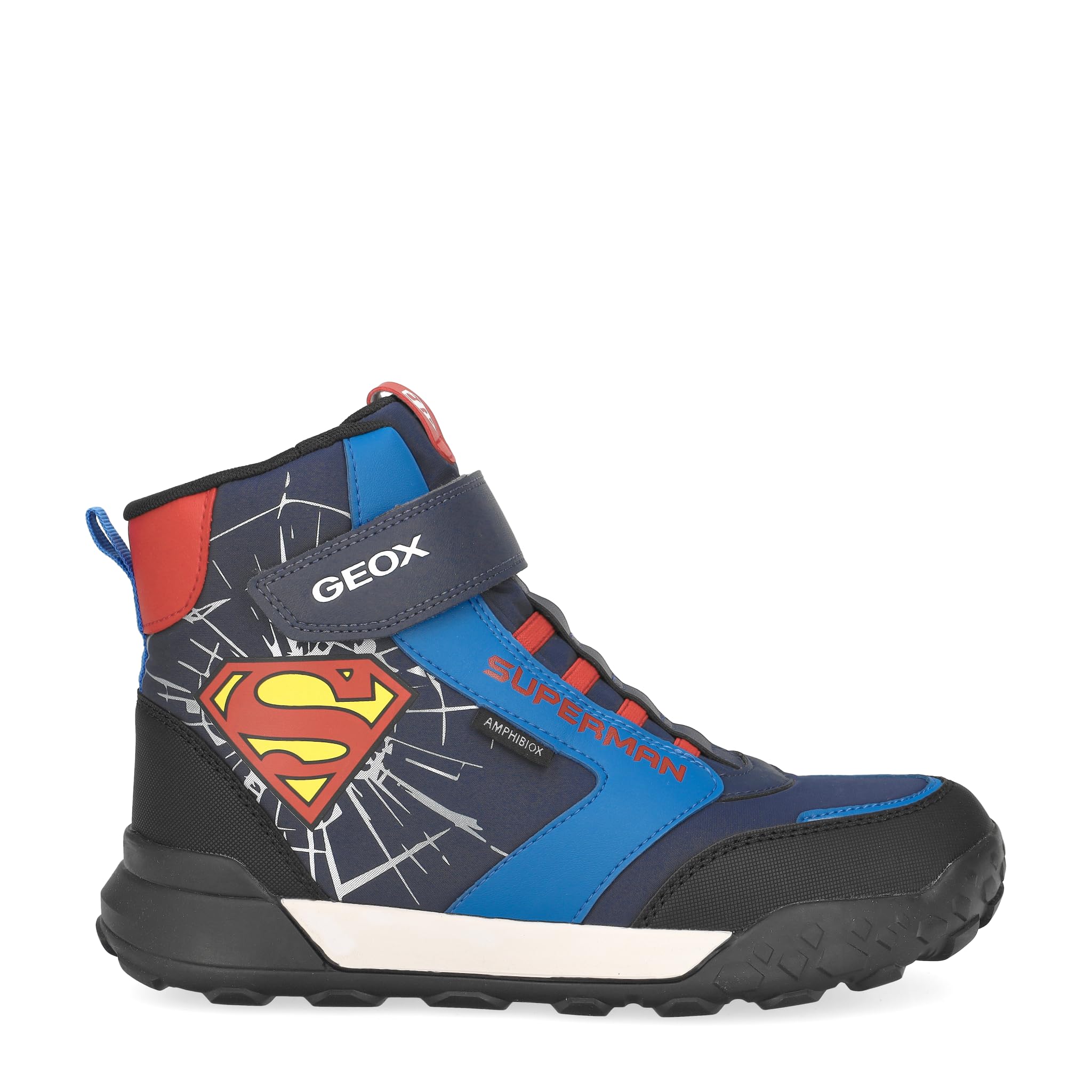 Geox Boys Jtrekkyupboybabx Ankle Boot, Blue, 7 UK