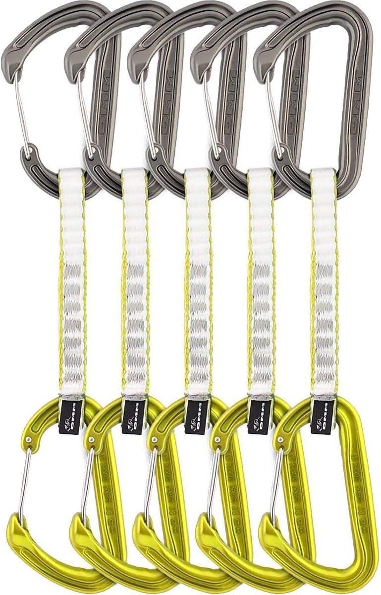 DMM Chimera 12cm Quickdraw - 5-Pack Lime, 12cm