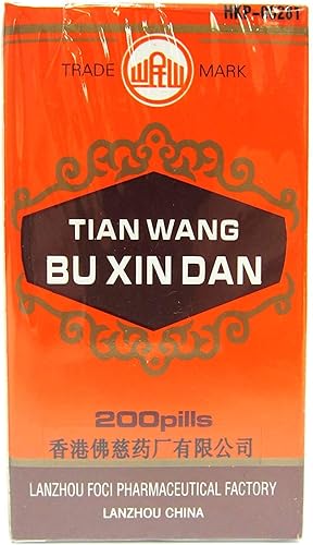 Min Shan Marca Tian Wang Bu Xin Dan 200 pastillas