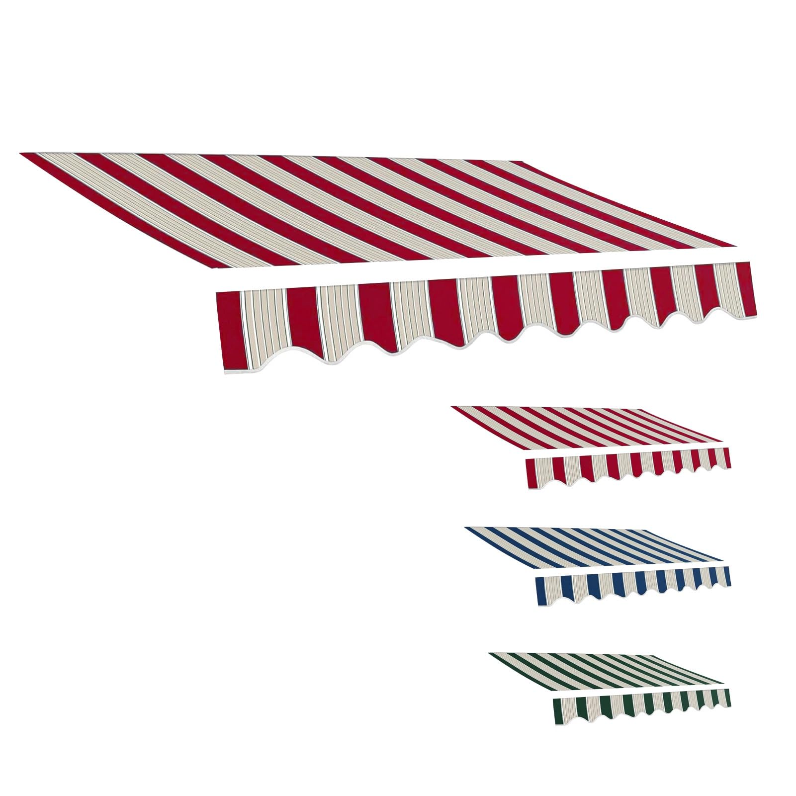 ¿Tu toldo está desgastado? Toldo superior de repuesto rojo 300x200cm impermeable