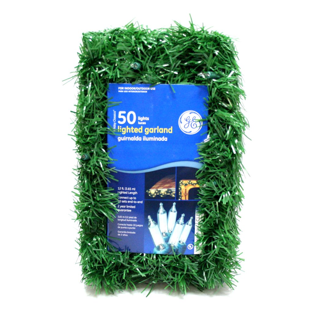 Nicolas Holiday GE84606 3.5x12 Light Garland, Clear