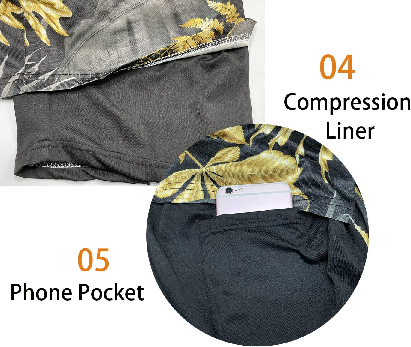 feelacle Mens Swim Trunks 9" Inseam Board Shorts Beach Swimwear Bathing Suit with Compression Lined and Pockets - Image 6