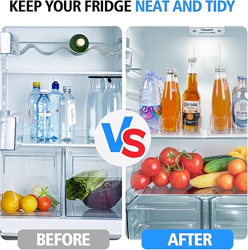 Miniatura 5 de SOLY Organizador de bebidas para refrigerador, dispensador de latas de soda para refrigerador, dispensador automático de bebidas con capacidad para