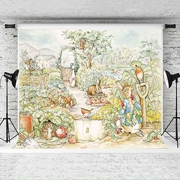ピーターラビット　セル画　英国BBCアニメ　セル画　背景ともオリジナル ピーターラビット セル画 英国BBCアニメ セル画 背景とも