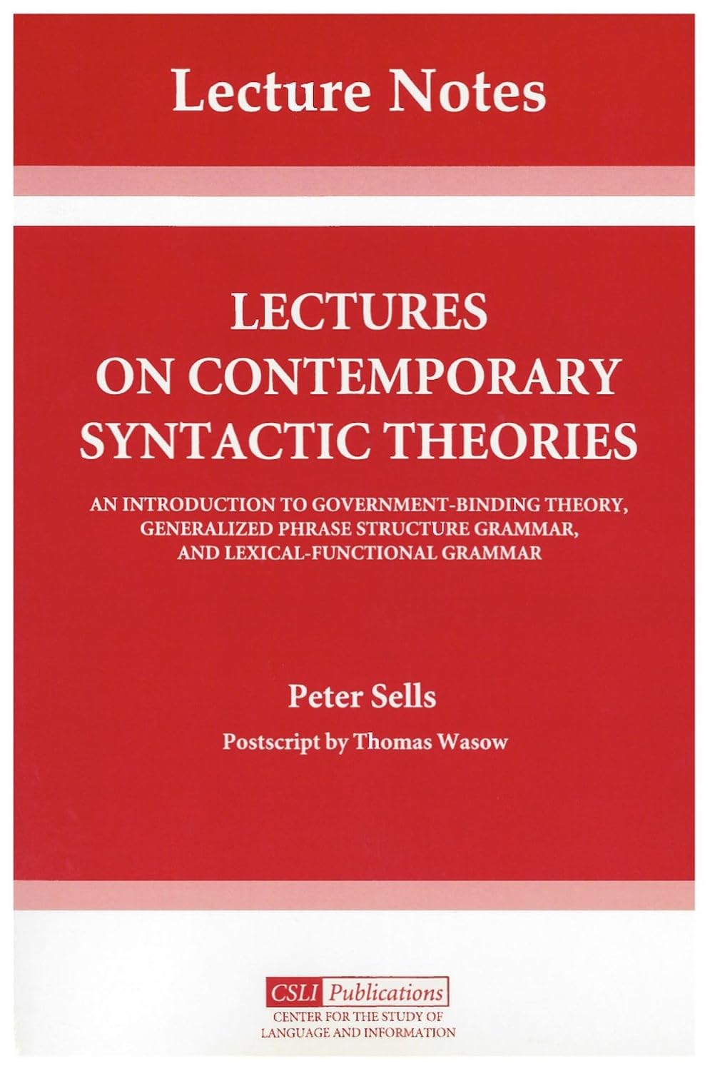 Amazon.com: Lectures on Contemporary Syntactic Theories: An ...