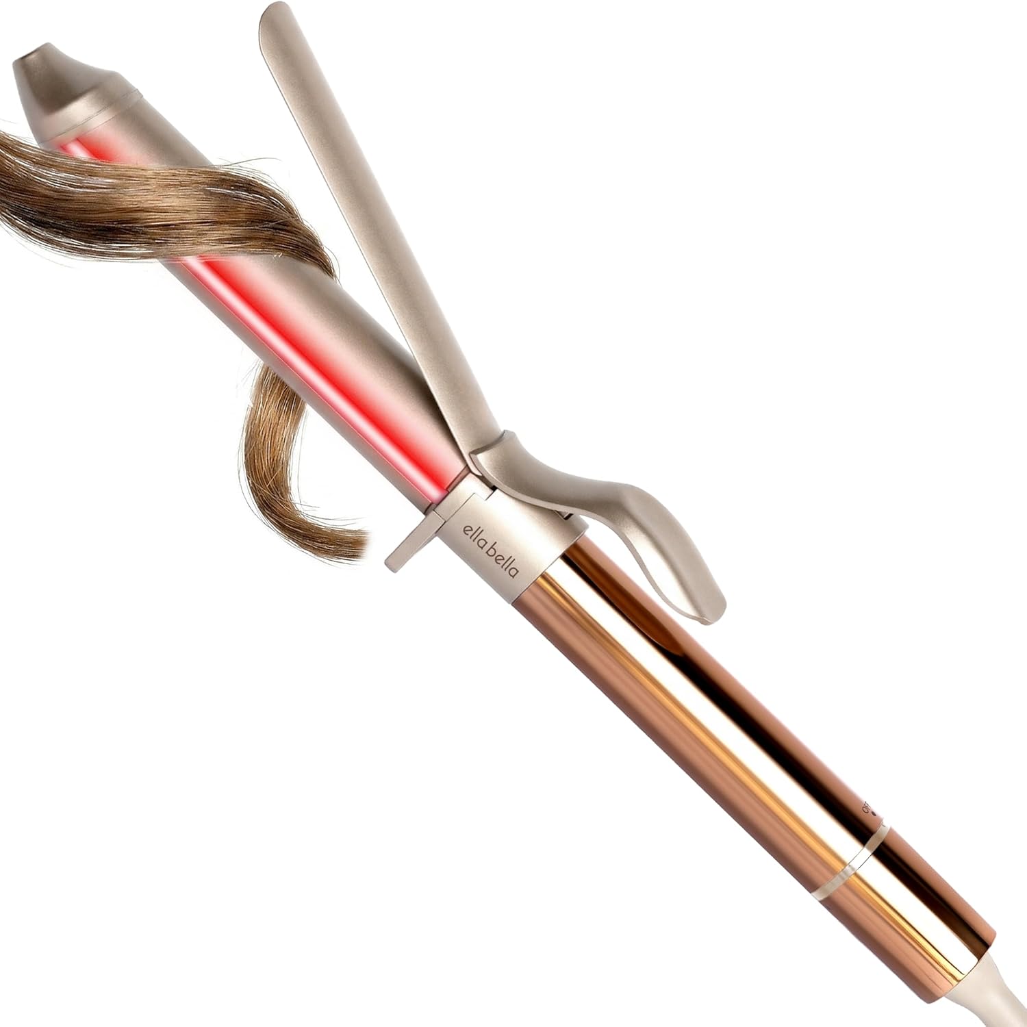 ELLA BELLA® Curling Iron 1 Inch with Infrared, Ceramic Wand, All Hair Types